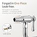 KES Chrome Pot Filler Faucet with Heat-Resistant Cartridge, 26'' Leak-Free Kitchen Over Stove Pot Filler Faucets with Double Joint Swing Arms, Wall Mounted, 18/8 Stainless Steel, KN928S24LF-CH