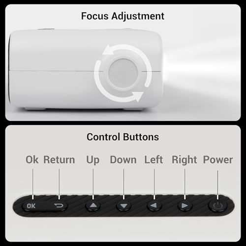 ZEBRONICS PIXAPLAY 13, LED Projector, 2000 Lumens, 200 Inch Screen Size, HDMI, USB, AUX, AV, FHD 1080p Support, Built in Speaker, Remote Control - Image 5