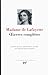 Madame de Lafayette OEuvres completes [Bibliotheque de la Pleiade] (Biblioth&Atilde;&uml;que de la Pl&Atilde;&copy;iade) (French Edition)