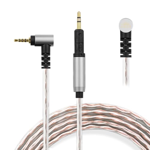 okcsc JBX �w�b�h�z���P�[�u�� ���P�[�u�� �C���z���E�w�b�h�z���p SENNHEISER�p/Audio-Technica�p HD598�EHD558�EHD518�EATH-M40X�EM50X�EM60X�EM7OX�ER50X�ɓK�� OFC 4�c ����1.5