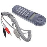 GRIRIW Phone Line and Network Cable Tester Kit with Connectors for Telephone Testing and Coiled Cord