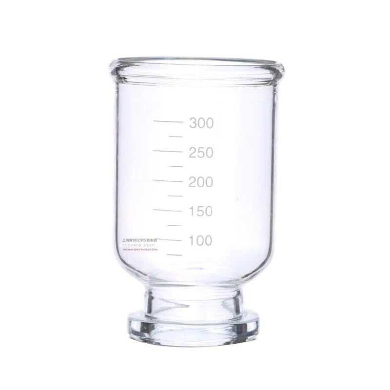 Aparato de filtración al vacío de 1000 ml con tubo de goma, núcleo de arena de vidrio, unidad de filtro de solventes líquidos, equipo de laboratorio (membrana)(Beaker)