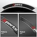 H-Quenby 4pcs Car Wheel Eyebrow Anti-Collision Rubber Strips for Nissan Magnite 2020-2024 2025, Carbon Fiber Fender Flare Edge Trim Protector Wheel Brow Decorative Stickers