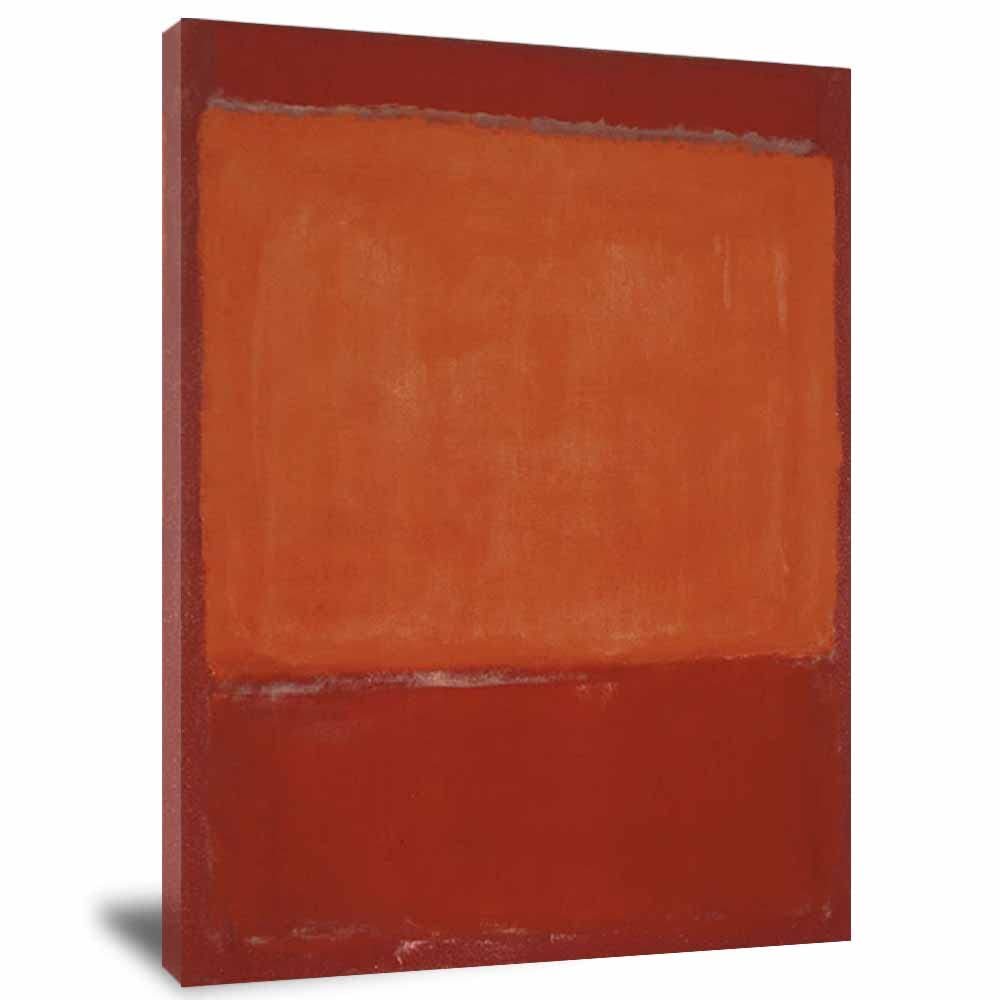 Mark Rothko Ochre and Red on Red, 1957" Poster Framed Canvas Wall Art for Office Bedroom Decor Wall Canvas Art Dorm, Home Decoration Poster Prints Painting Wall Decor(40x60cm 16"x24",with frame)