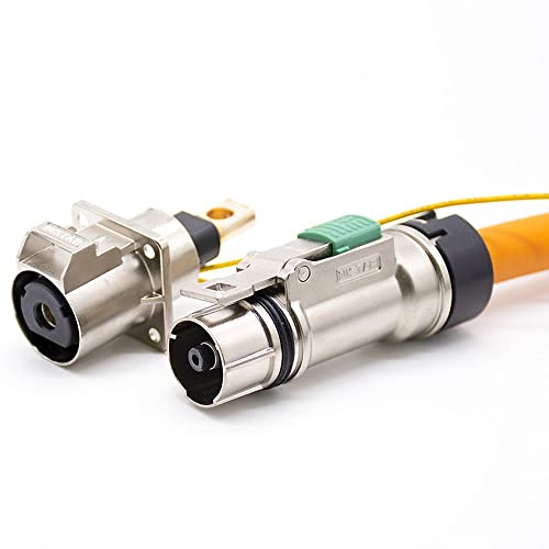 Conector y toma de metal rectos coaxiales para alto voltaje de 125 A 4