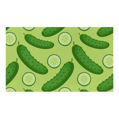 Dill Pickles Pet Feeding Mat Dog Cat Food Placemats for