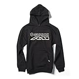 Factory Effex Unisex-Child Suzuki Rm Youth Sweat Shirt (Black, Small), 1 Pack