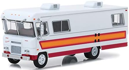 DIECAST 1:64 HD Trucks Series 13-1972 Condor II RV (White with Orange, RED and Maroon Stripes) 33130-B by GRENELIGHT