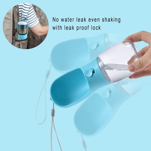 Cibaabo Dog Water Bottle Portable with Food Container & Filter for Travel Review product image