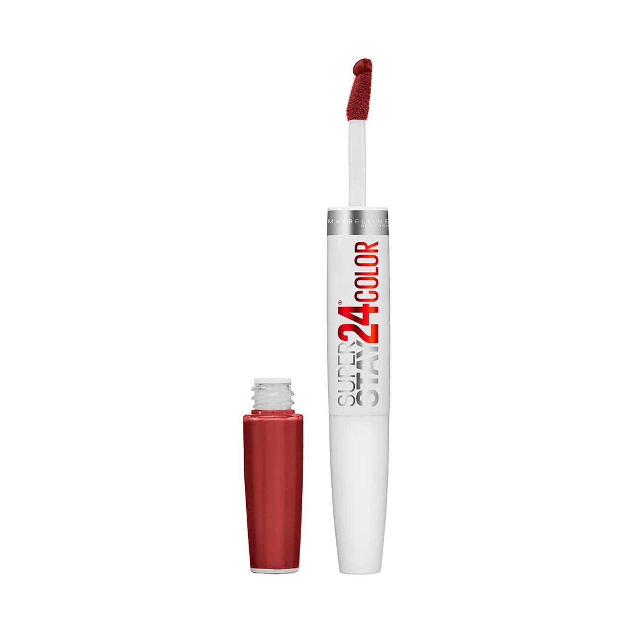 Maybelline New York Super Stay 24 2-Step Lipcolor, All Day Cherry [015] 1 ea ( Pack of 2)