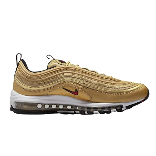 Nike mens Air Max 97 Og, Metallic Gold/Varsity Red, 112