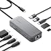 Produktbild Inateck 10 in 1 USB C Hub, 4K 60Hz HDMI Docking Station, USB C VideoData, 100W PD, 10Gbps 2 USB 3.2 C, 2 USB 3.0 A, RJ45 Ethernet, SD/TF, 50cm Kable, Für Windows 7/10/11, Linux, MacOS 10.2, HB2030