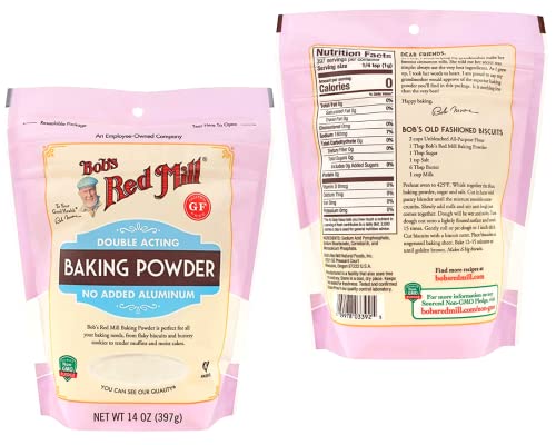 Tukima Gluten Free Baking Soda And Baking Powder Bundle. Includes One-14Oz Bobs Red Mill Double Acting Baking Powder thumb #1