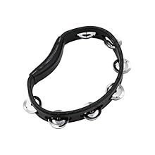 Jingle Ring - The tambourine is played by shaking, striking, or rubbing it by hand or with a stick Steel Jingles - The jingles of this single-row tambourine deliver a powerful and bright sound Ergonomic Handle - The ergonomic handle of this instrumen...