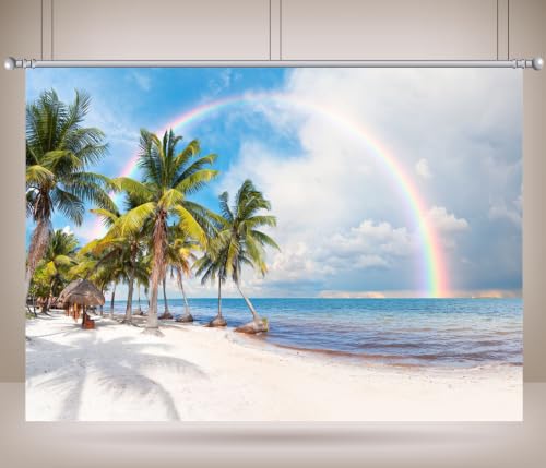 Toile photo tropicale anti-reflet grand format pour mariage