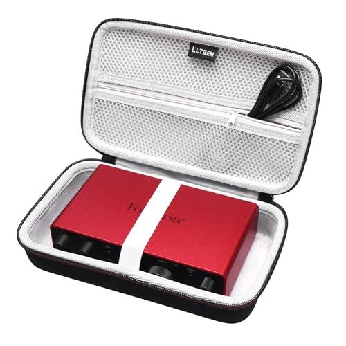 LTGEM Hard Case Compatible with Focusrite Scarlett 2i2 4th Gen/Solo 4th Gen / 4i4 4th Gen / 2i2 3rd...