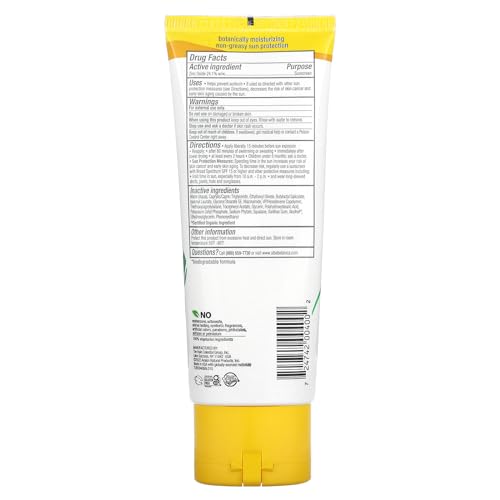 Alba Botanica Sheer Mineral Sunscreen Lotion, Broad Spectrum SPF 50, Fragrance Free, 3 fl oz (Packaging May Vary) - Image 3