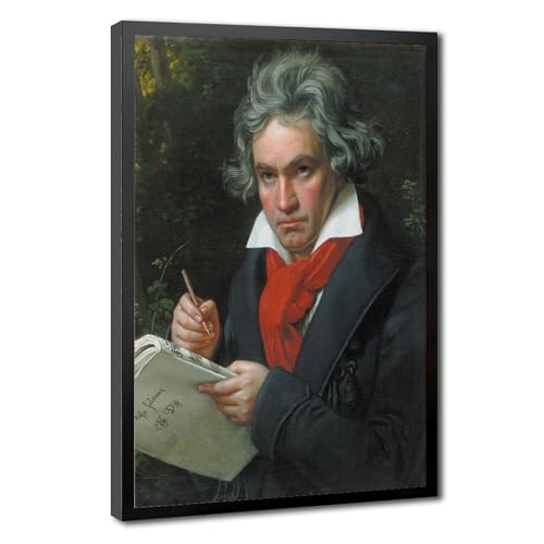 Toile Ludwig Van Beethoven salon cadre suspendu pour déco murale chic