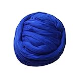 Royal Blue Merino Wool Yarn,Bulky Merino Wool Yarn,2 lbs Arm Knitting Yarn,Giant Knit Yarn,Hand Knitting Chunky Yarn
