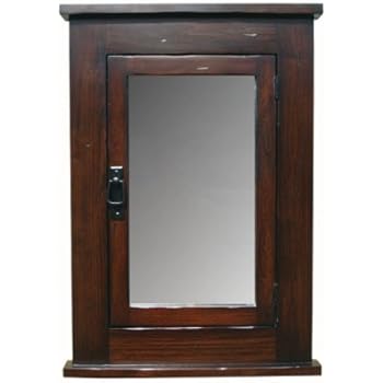 Amazon Com Primitive Mission Recessed Medicine Cabinet Dark Finish Rustic Solid Wood Handmade Home Improvement