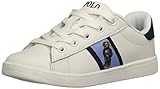 blau weiß gestreifte bluse kombinieren Polo Bear Sneaker Polo Ralph Lauren Baby Jungen QUILTON Bear Turnschuh, Weiß Leder Blau/Marineblau gestreift, 17 EU