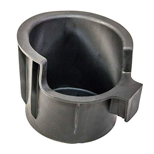 TKMD Cup Holder Insert for 2011-2019 Ford Super Duty Front Bench Seat Center Armrest Cup Holder LH Side Black # BC3Z-2813562-DA