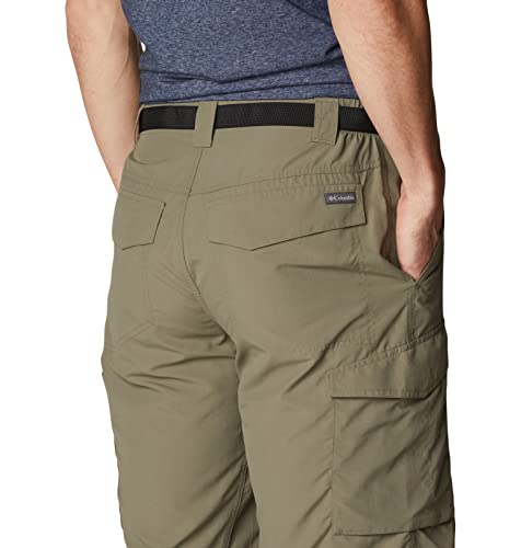 Image of Columbia Men's Regular Fit Shorts (AM4723 Cypress Heather Camo Print 40)