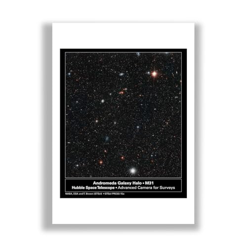 Impression d'art Hubble M31 Andromeda finition semi-brillante premium