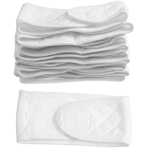 Healifty 10Pcs Infant Belly Bands Baby Belly Button Band Cotton Infant Abdomen Umbilical Cord Newborn Waist Support Band Navel Warm Cover Cover