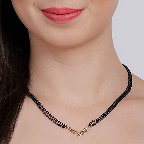 Image of DISHIS 14k Yellow Gold Mangalsutra for Women