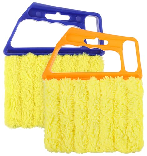 2 Pcs Blind Duster for Wood Blinds, 7 Finger Blind