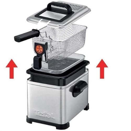 Tefal Friteuse Semi-Pro FR519170 - Filtra Pro 4 L - 3000W - minuterie Digitale - Thermostat réglable 150-190°C - cuve INOX Amovible - Filtre Anti-Odeur breveté