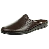 Rohde - Zuecos para hombre Rohde 1558 1558 - Zapatillas de casa de cuero para hombre, Marrón (71-Expresso), 46