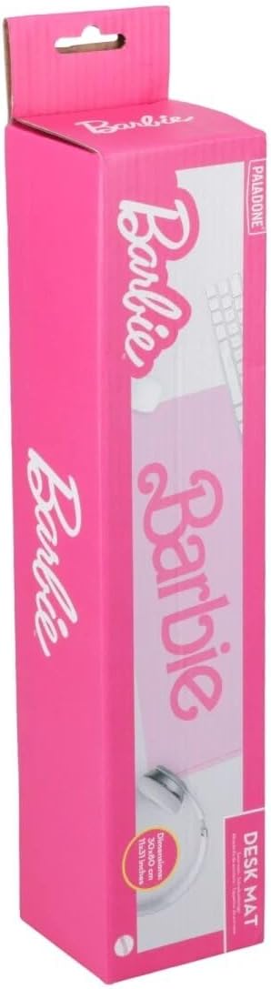 Barbie Official Licensed Large Computer Mat for Keyboard and Mouse Women and Kids Home Office Decor, Gaming Gift Desk Accessory | Paladone