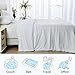 PENGZHU TECHNOLOGY Cooling Blanket Comforter Queen Size, Cooling Blankets for Hot Sleepers and Night Sweats, The Cold Blanket for Queen Size Bed, White Summer Blanket Breathable Soft.
