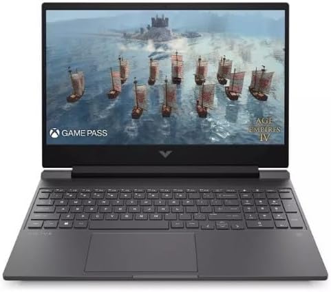 HP Victus 15 Gaming Laptop, 15.6-inch FHD 144Hz, 512GB SSD, i5-12450H (8-Core Up to 4.4GHz, 16GB RAM, NVIDIA GeForce RTX 3050, Windows 11 Home) Silver, 15-fa0012tg