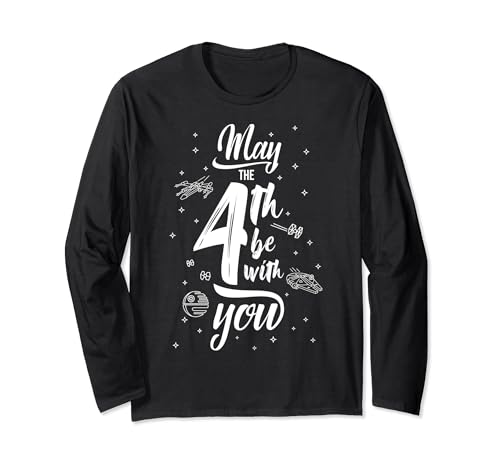 Star Wars May The 4th Be With You t-shirt manche longue cadeau geek