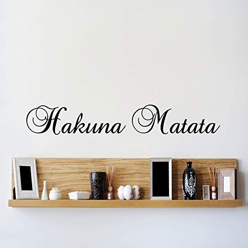 G Direct Hakuna Matata 60cm Lion King Bambini la Pared del Vinilo Mural for Kids bedcamera Art