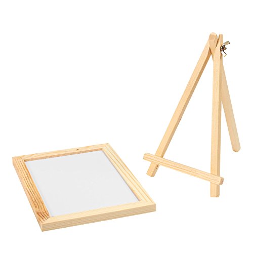 Juvale Small White Chalkboards With Easel For Chalk, Liquid Chalk (7 X 7 X 4.25 In, 6 Pack) #TOP6