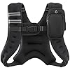 ZELUS Weighted Vest, 6lb/8lb/12lb/16lb/20lb/25lb/30lb Weight Vest with Reflective Stripe for Workout, Strength Training, Running, Fitness, Muscle Building, Weight Loss, Weightlifting