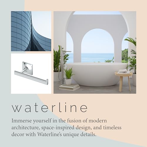 Gatco 5583 Waterline Toilet Paper Holder, Chrome - Image 4