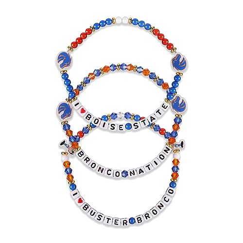 FOCO Boise State Broncos NCAA 3 Pack Team Friendship Bracelet