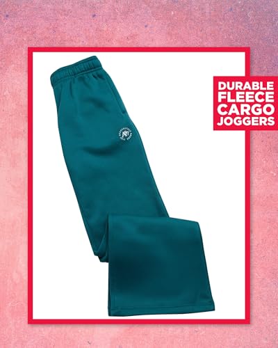 Image of AEROPOSTALE Girls Joggers Set - 3 Piece Puffer Vest, Pullover Hoodie and Cargo Jogger Sweatpants for Girls (Sizes: 4-16)