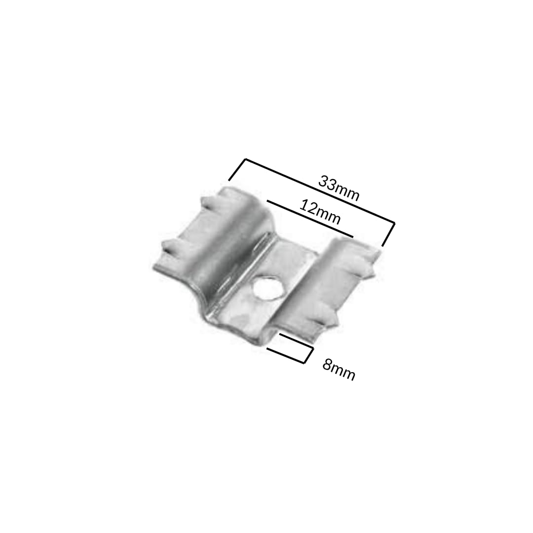 100 Clips de Acero Inoxidable,33mm, para Deck, Sujetadores de Montaje