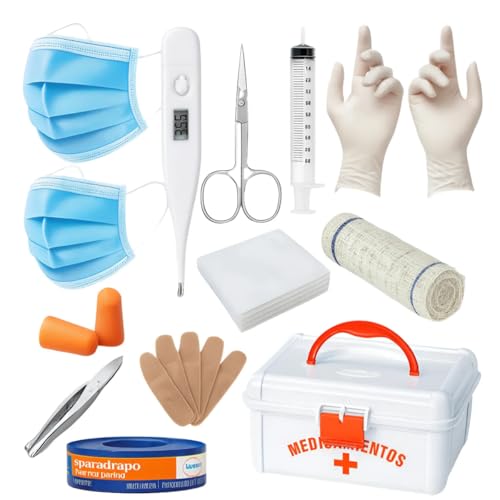 Kit De Primeiros Socorros Completo + Maleta