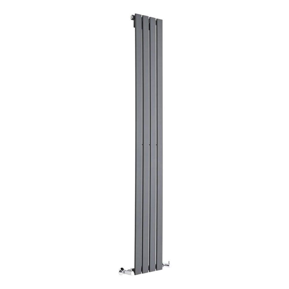 Milano Alpha Anthracite Vertical Single Flat Panel Radiator - 1780mm x 280mm — image 1