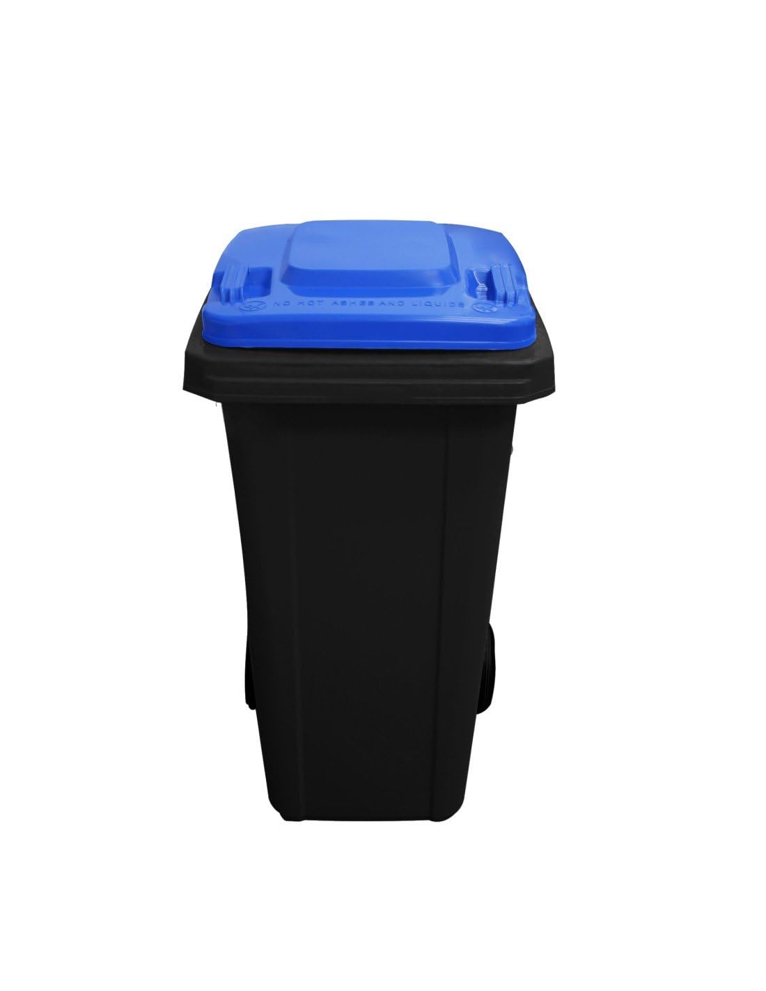 JARDIN202 - JARDIN202 - Contenedor de basura reciclables 240L 2 ruedas | Ecodiseño Negro | COLOR: AZUL () | COLOR: AZUL