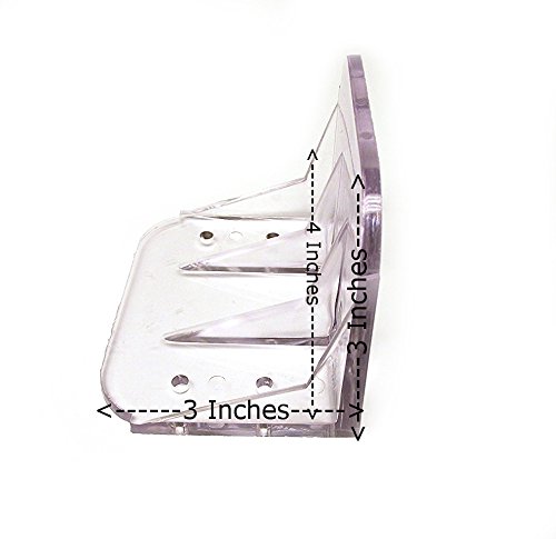 Jsp Manufacturing Plastic Roof Ice Guard Jumbo Snow Guard Prevent Sliding Snow Ice Buildup Multipack Listing (10) #TOP3