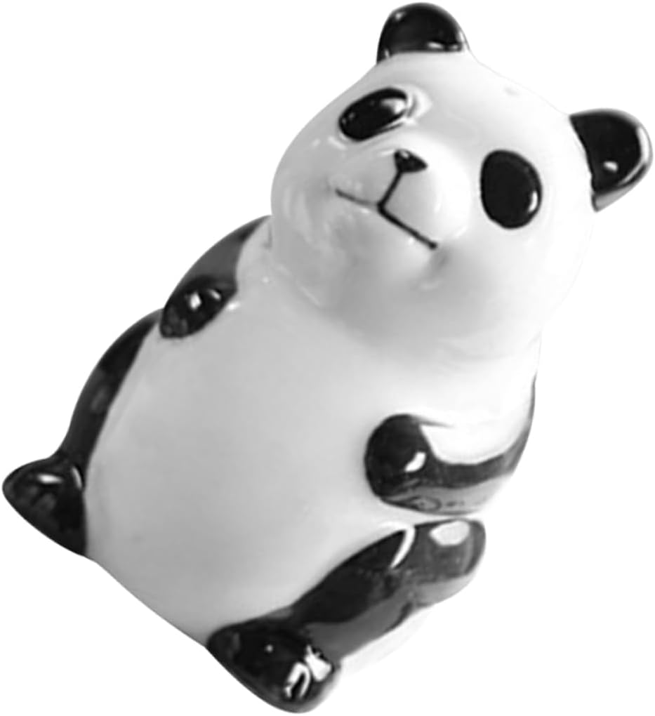 SHOWERORO Ceramic Panda Seasoning Jar Cute Pepper Powder Shaker for Kitchen Decor and Spice Storage for Seasoning Condiments and Kitchen Accessories