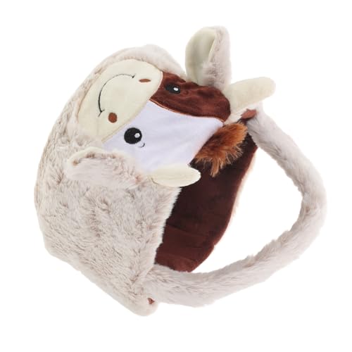 Panier de Pâques vache en peluche souple pour éviter la casse des œufs